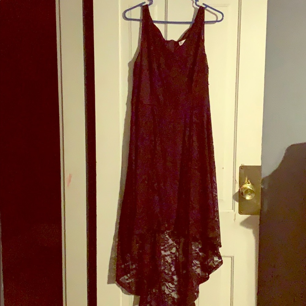High low lace dress